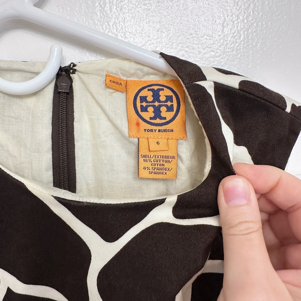 Tory Burch - Giraffe Dress | cotton | cotton | safari | cocktail | preppy - Picture 6 of 10